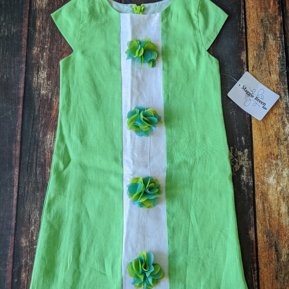 Big Girl woven shift dress